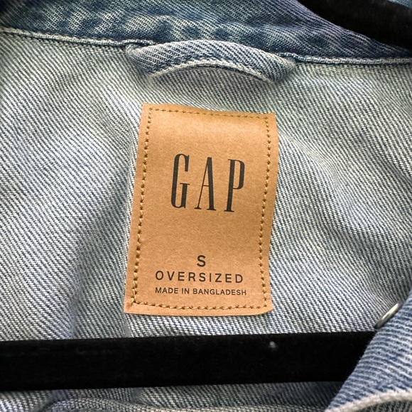 Gap Cinched Oversized Denim Jacket - Picture 8 of 10
